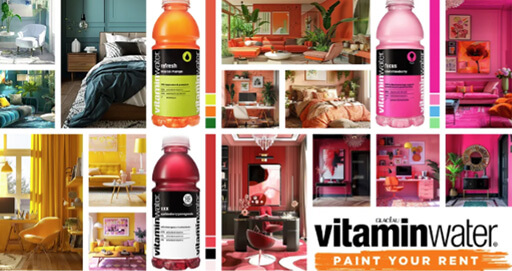 Vitaminwater Offers Free Rent to Consumers Who Use Its Flavors as Design Inspiration