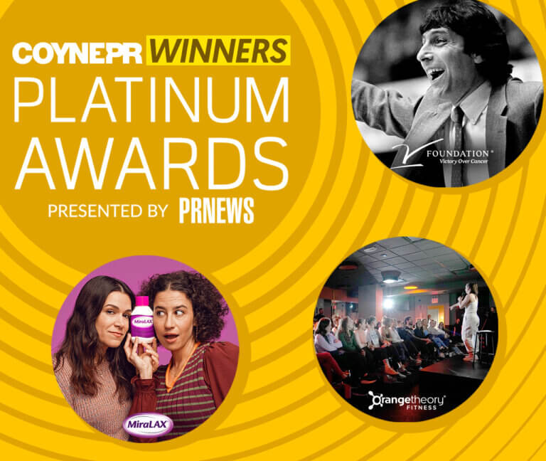 Coyne Celebrates Triple Win at PRNEWS Platinum Awards