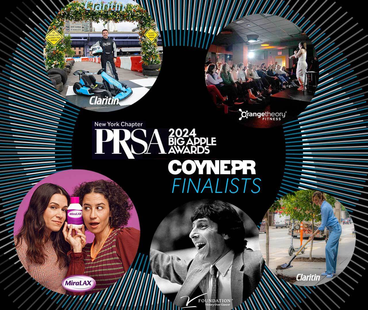 Coyne PR Named a Finalist for Five 2024 PRSA-NY Big Apple Awards