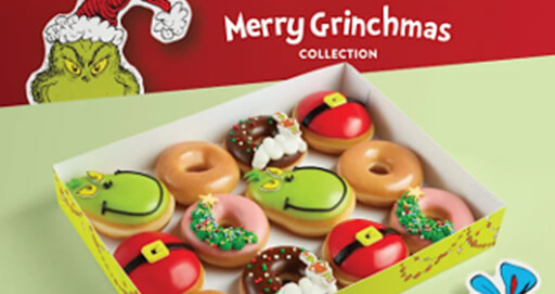 Krispy Kreme Heads to Who-ville For Its New Holiday Doughnut Collection