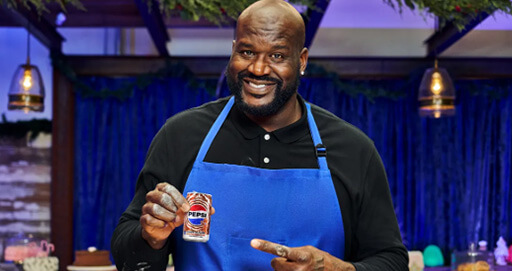 Pepsi Promotes New Gingerbread Flavor with Baking Show Starring Shaq